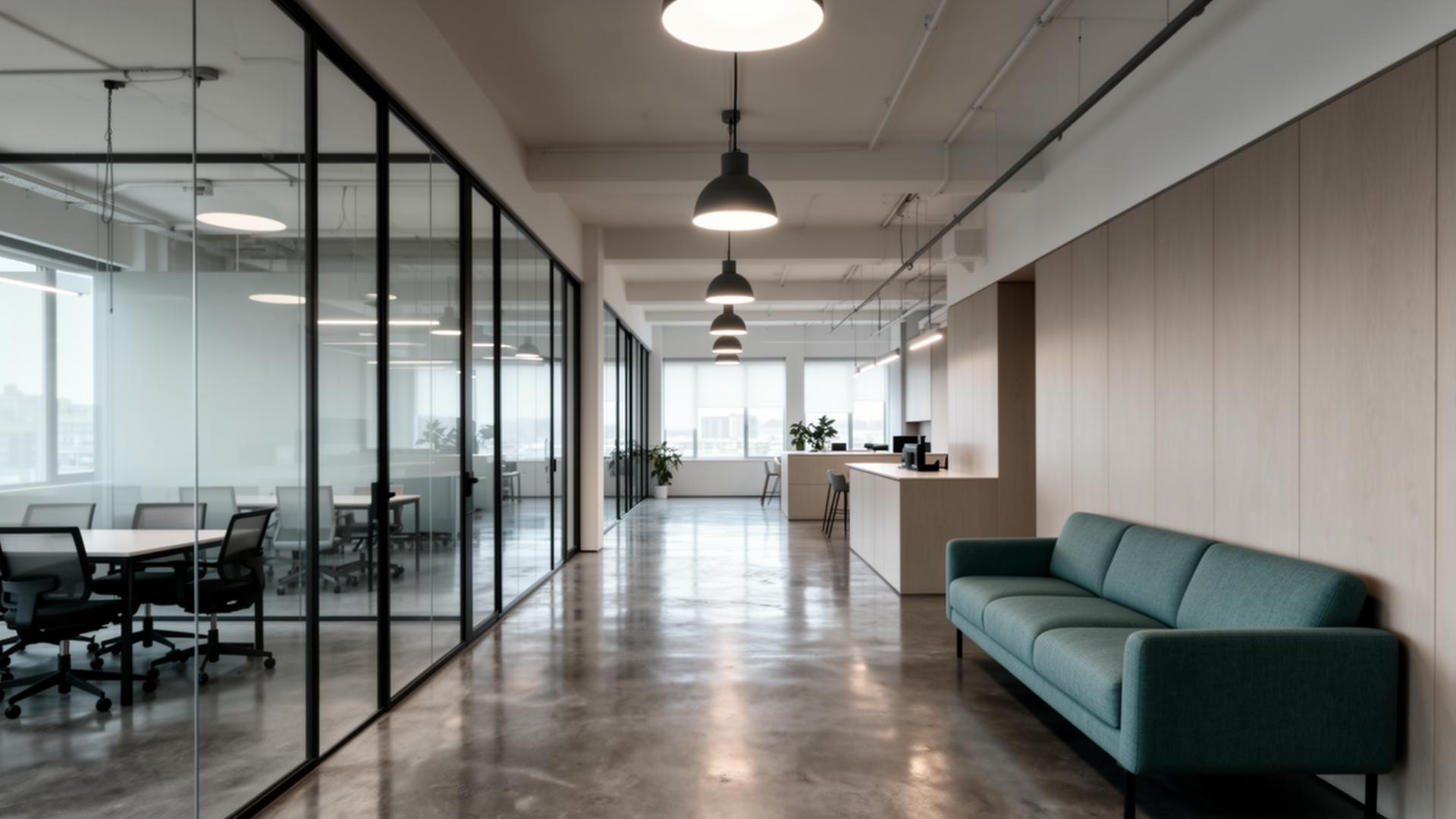 Modern open architecture studio